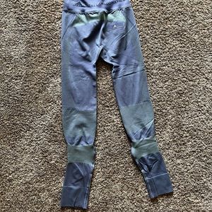 Purple/Green Adidas by Stella McCartney Leggings (size small)
